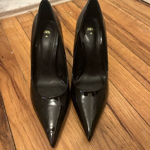 Zara black heels